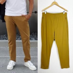 Public Rec Mens Gamechanger Rec Pull On Athleisure Pants Military‎ Khaki Size 36